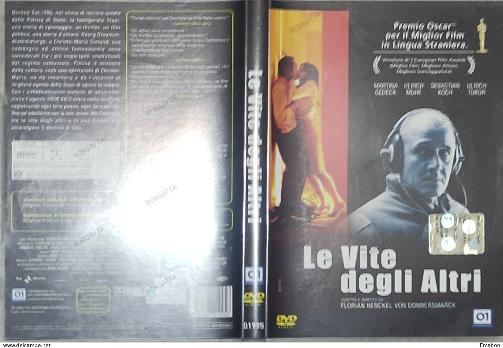 BORGATTA - DRAMMATICO - Dvd LE VITE DEGLI ALTRI - PAL 2 DVD 9 - 01DISTRIBUTION 2007- USATO In Buono Stato - Drama