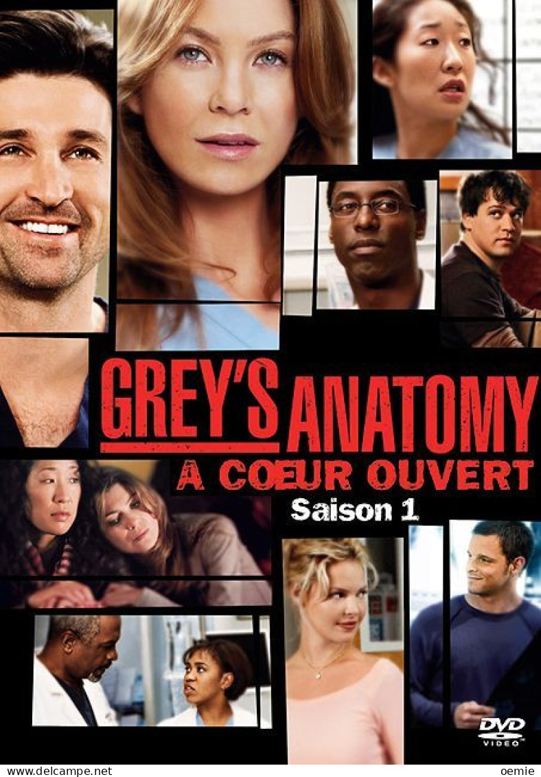 GREY'S  ANATOMY   L 'INTEGRAL  SAISON  1    ( 2  DVD  )  9 EPISODES 45 MM ENVIRON - TV-Serien