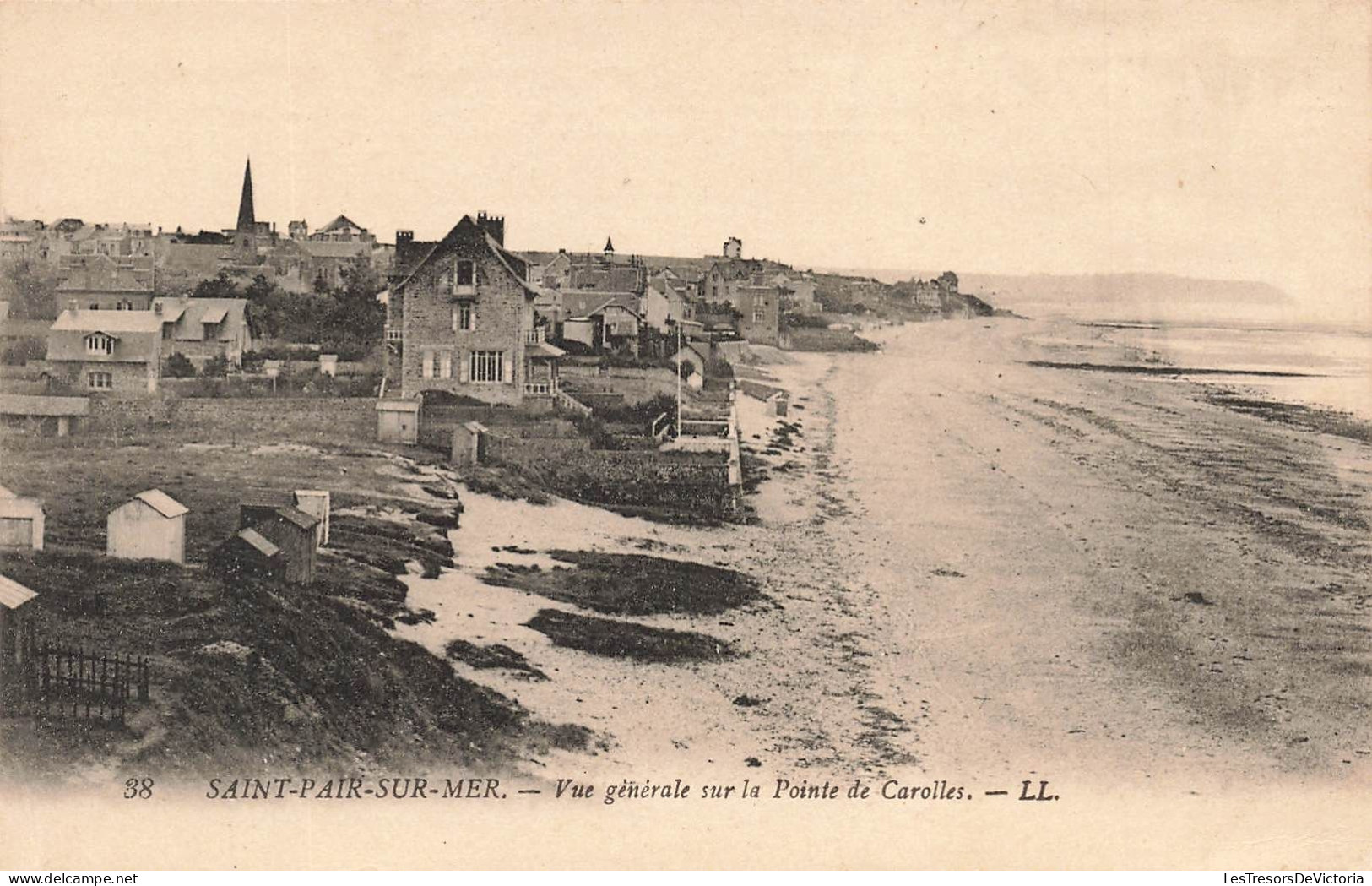 FRANCE - Saint Pair Sur Mer - Vue Générale Sur La Pointe De Carolles - LL - Carte Postale Ancienne - Saint Pair Sur Mer