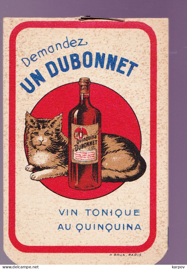 VIEUX PAPIER - PETIT CARNET DUBONNET - RECTO/VERSO - - Cocoa & Chocolat