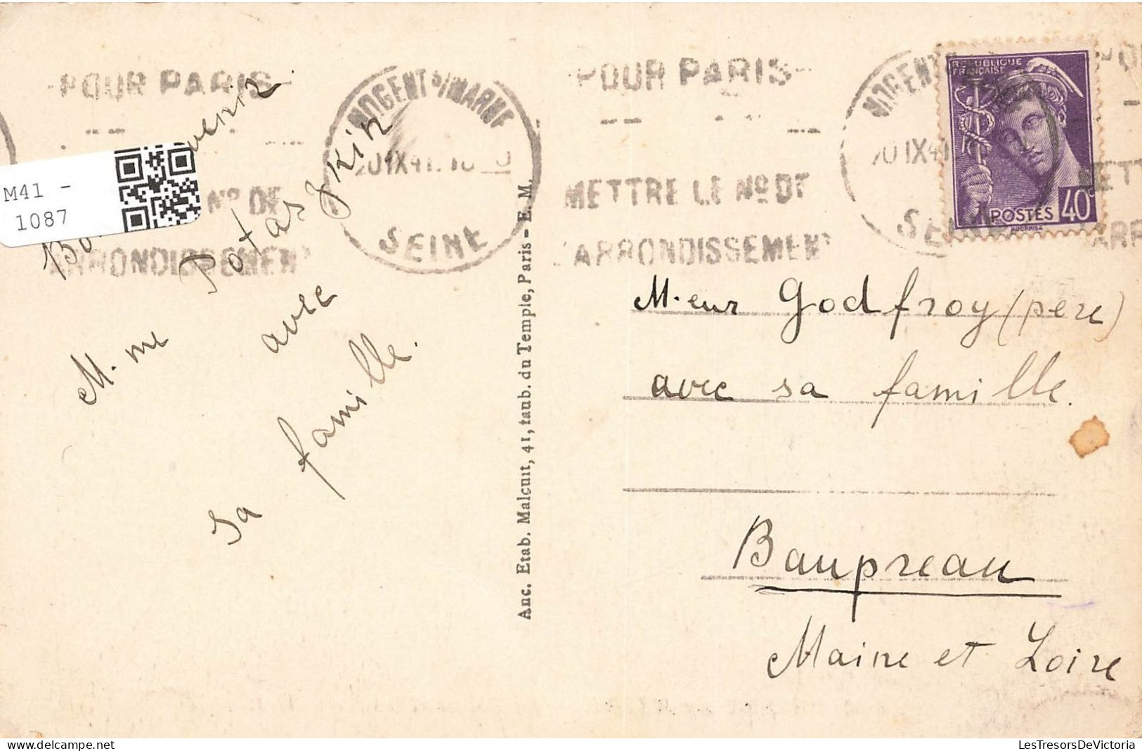 FRANCE - Nogent Sur Marne - La Marne Et Les Bals - Carte Postale Ancienne - Nogent Sur Marne