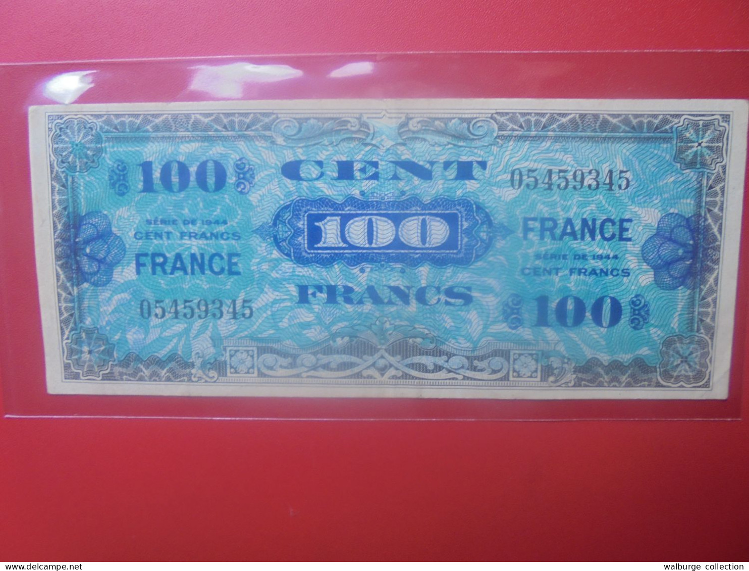 FRANCE 100 FRANCS 1944 Circuler (B.33) - 1944 Drapeau/France