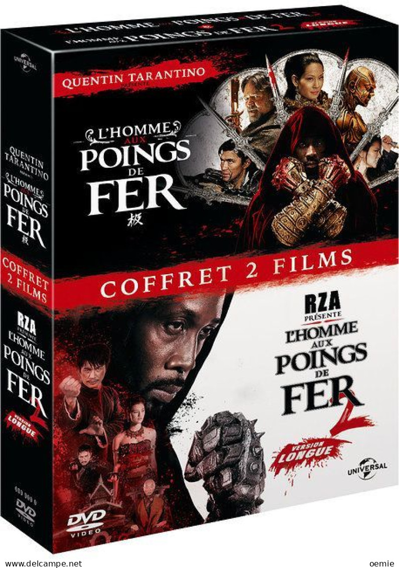 L'HOMME AUX POING DE FER  1 - ET 2   COFFRET DEUX FIMS - Action, Aventure