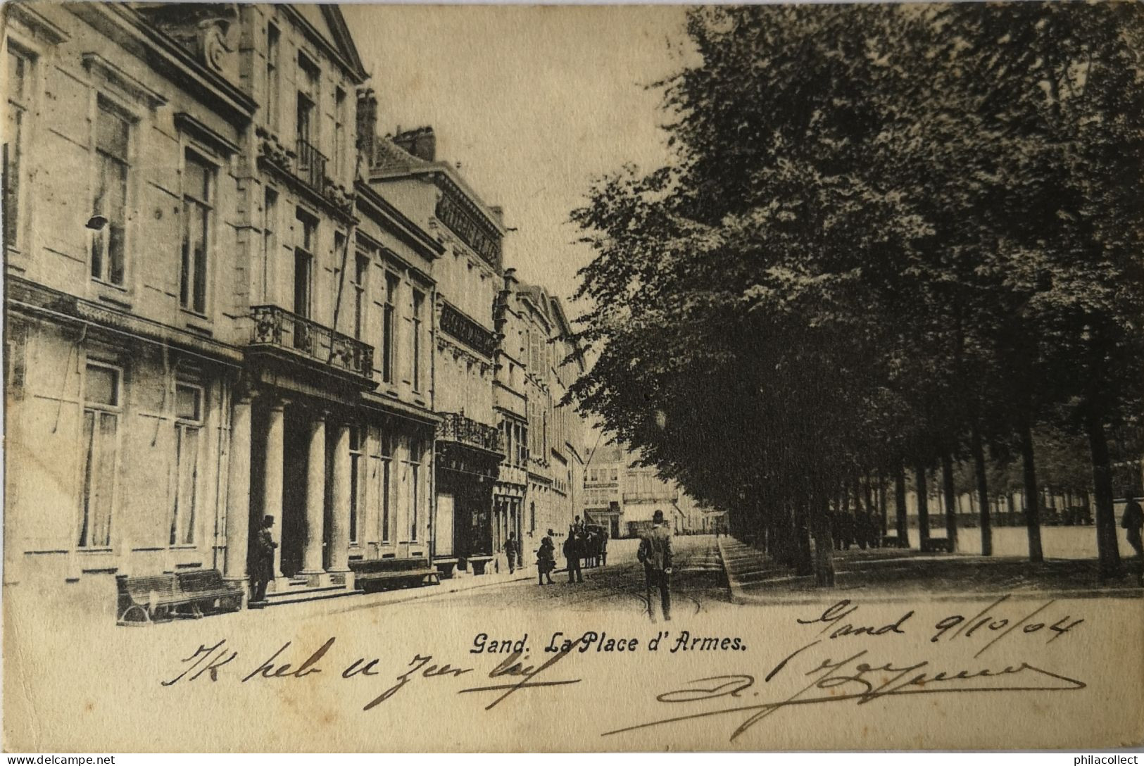 Gent - Gand  // LA Place D' Armes 190? Vlekken - Gent