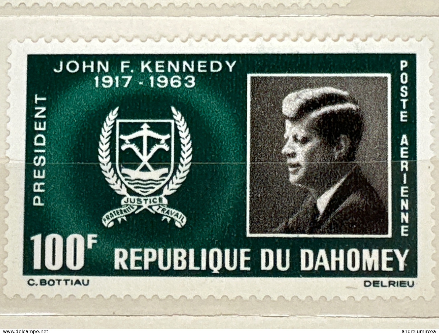 République Du Dahomey J.F.Kennedy MNH - Kennedy (John F.)