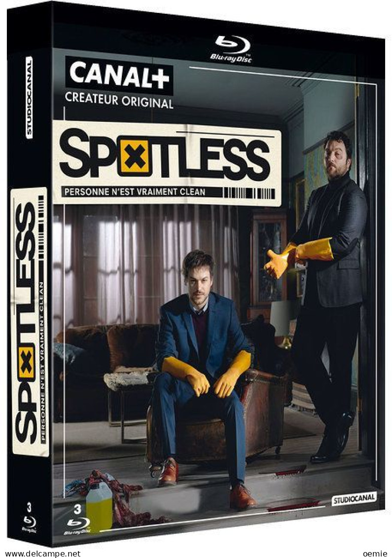 SPOTLESS   L 'INTEGRAL  SAISON  1  ( 3 DVD  )  10  EPISODES  DE 52 Mm ENVIRON - Politie & Thriller