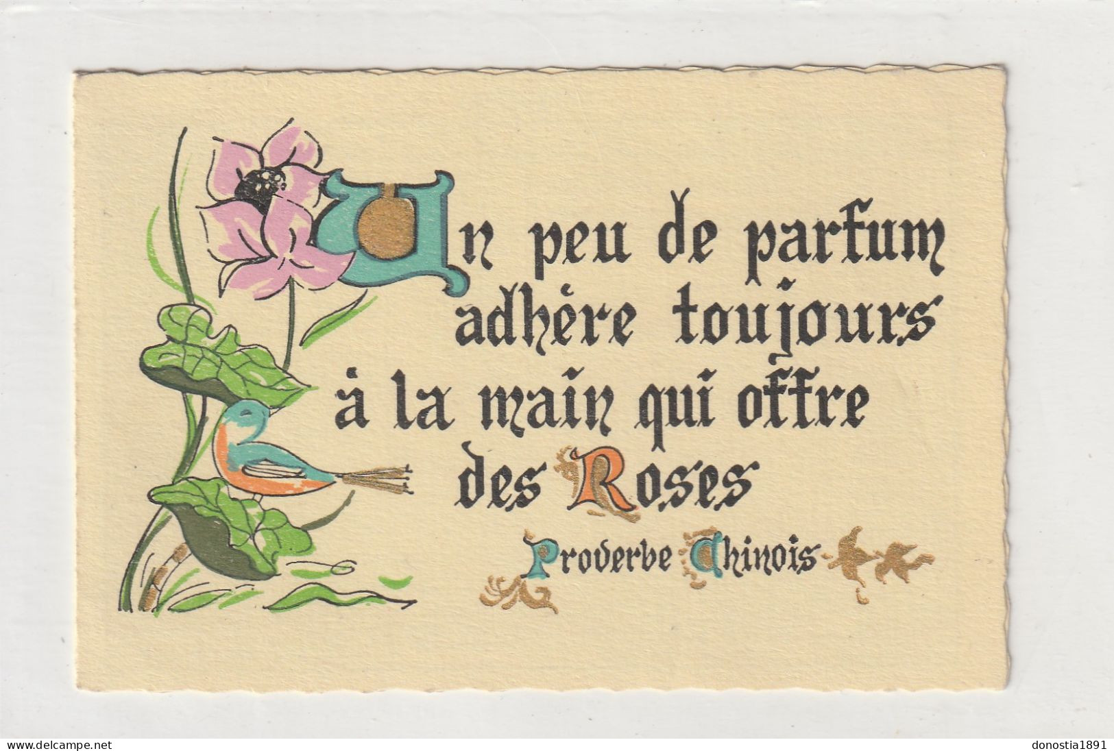 Calendrier De Poche (80x120 Replié)1975- Publicité Librairie Jean GAUDRY à BEAUNE (21) Double Volet , Proverbe , - Formato Piccolo : 1971-80