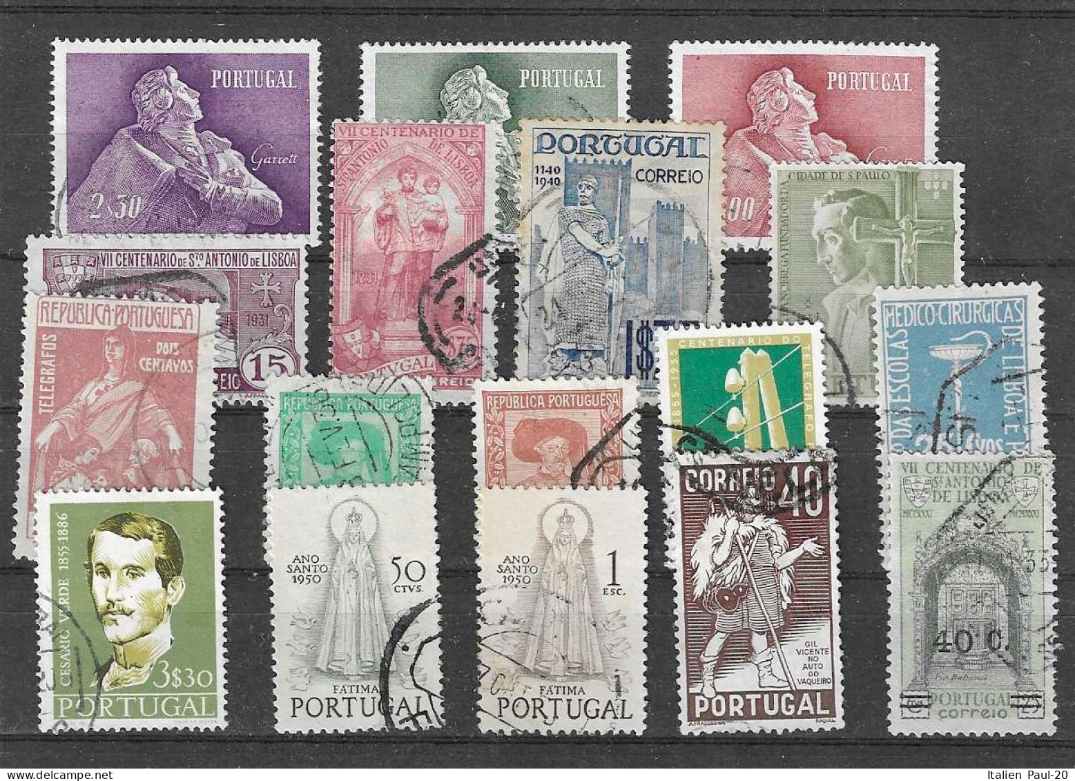 Portugal - Selt./gest. Lot Div. Werte Aus 1895/1957 - Aus Michel 57 Und 833!!! - Oblitérés