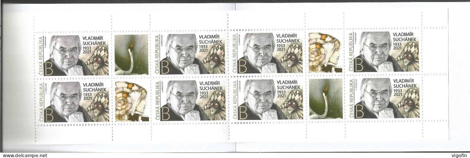 CZ 2023-1187  Vladimir Suchanek, CZECH, BOOKLET, MNH - Ungebraucht