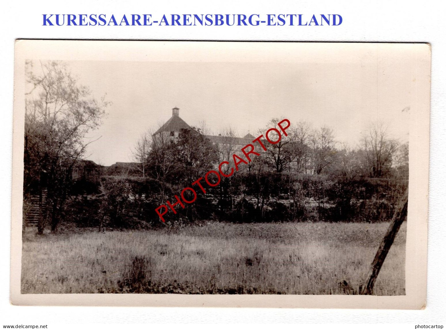 KURESSAARE-ARENSBURG-CARTE PHOTO Allemande-GUERRE-14-18-1 WK-Militaria-ÖSEL-ESTLAND - Estland