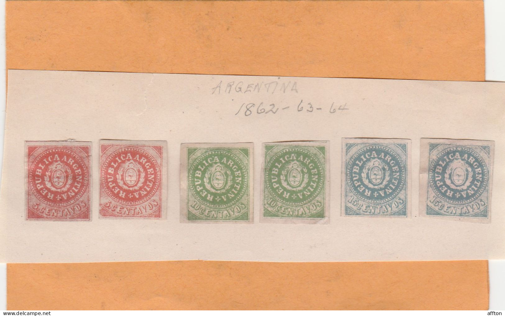 Argentina 15 Stamps FAKES - Unused Stamps