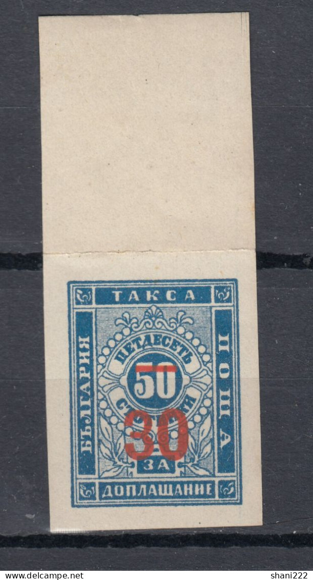 Bulgaria 1893 30.St. Due -  Surcharge MNH Copy (e-654) - Strafport