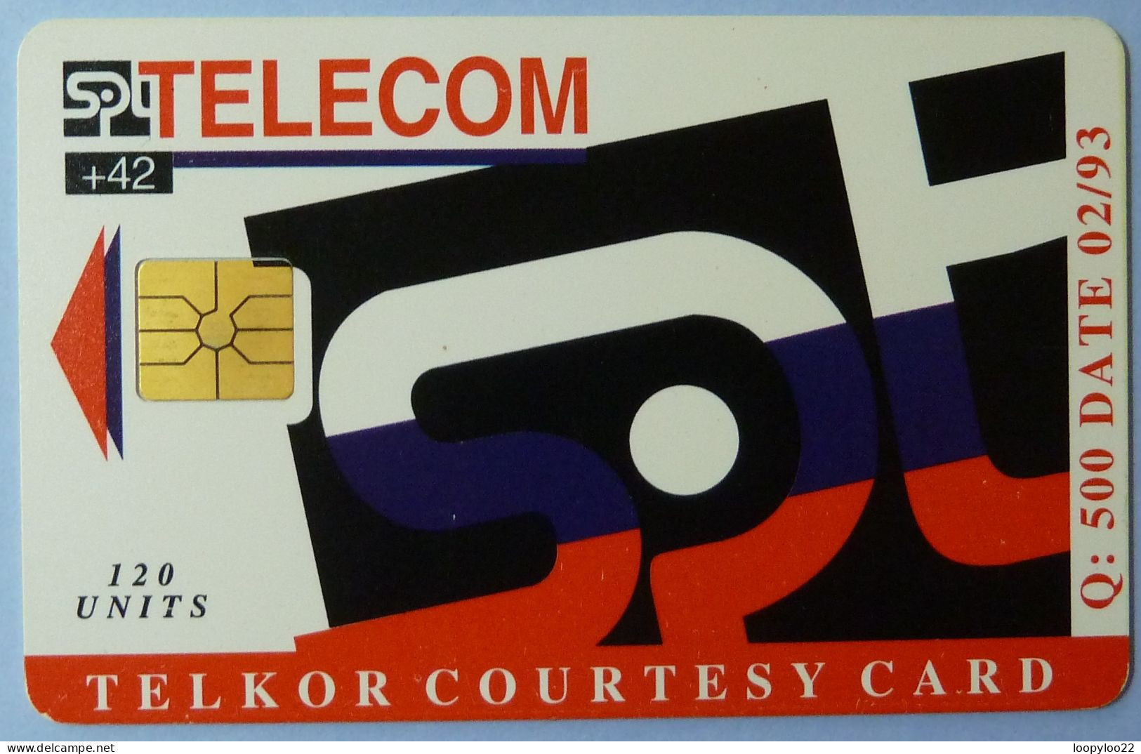 CZECH REPUBLIC - Telkor Courtesy Card - D3 - 120 Units - Waiter - 500ex - Czech Republic