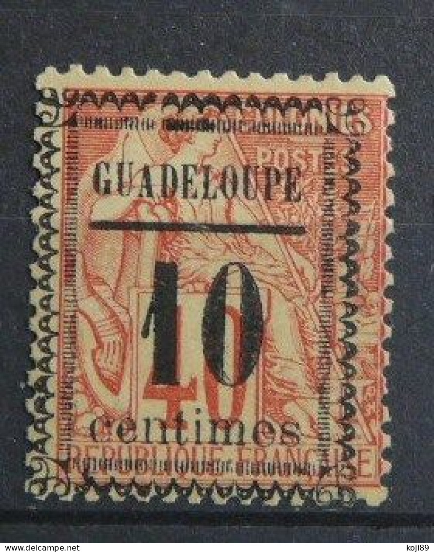 GUADELOUPE  -  N° 7  I C   -  Neuf Sans Gomme (*)  - TTB  -  Variété - Autres & Non Classés