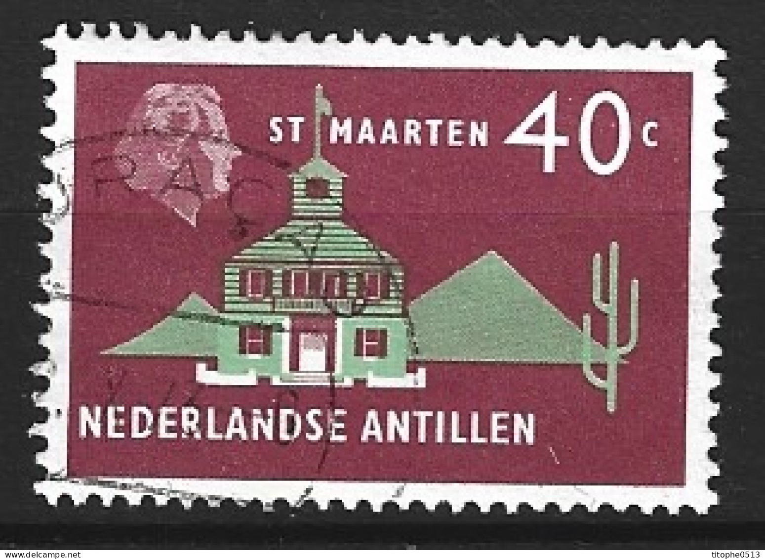 ANTILLES NEERLANDAISES. N°270 De 1958 & N°449 De 1973 Oblitérés. Cactus. - Sukkulenten