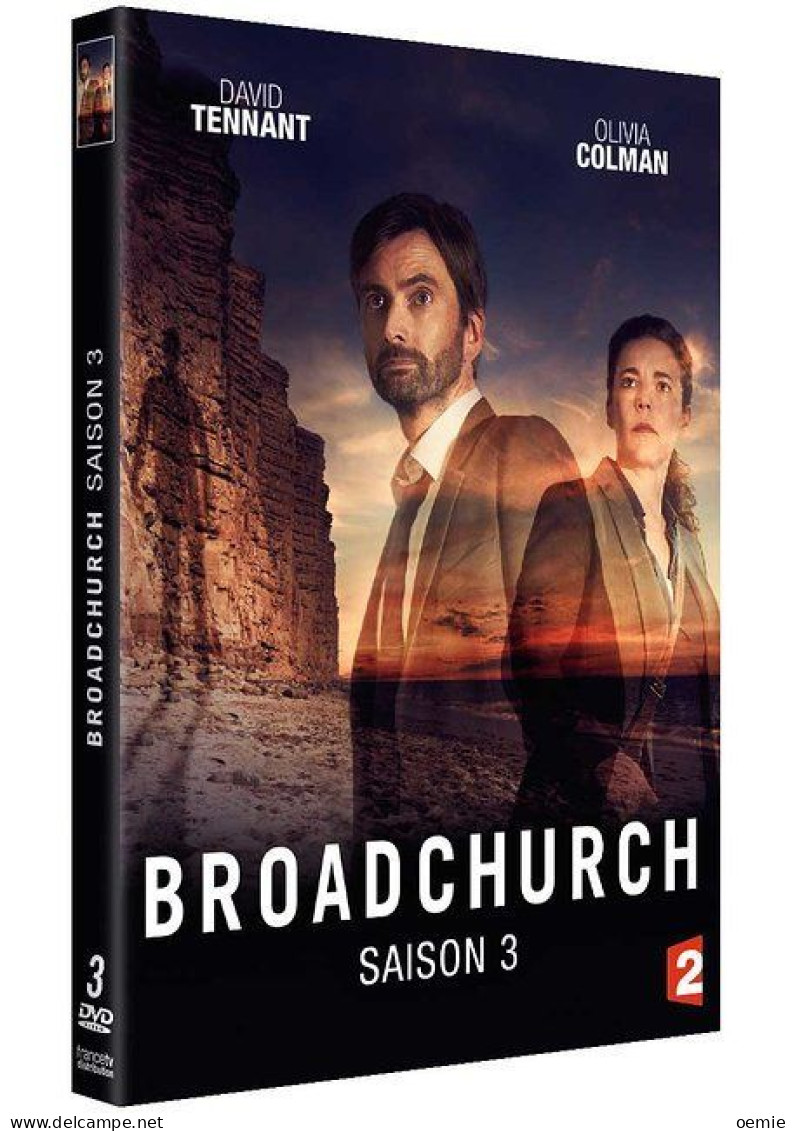 BROADCHURH  L 'INTEGRAL  DE LA  SAISON 3    ( 3 DVD  )  EPISODES     6 H  ENVIRON - Policiers