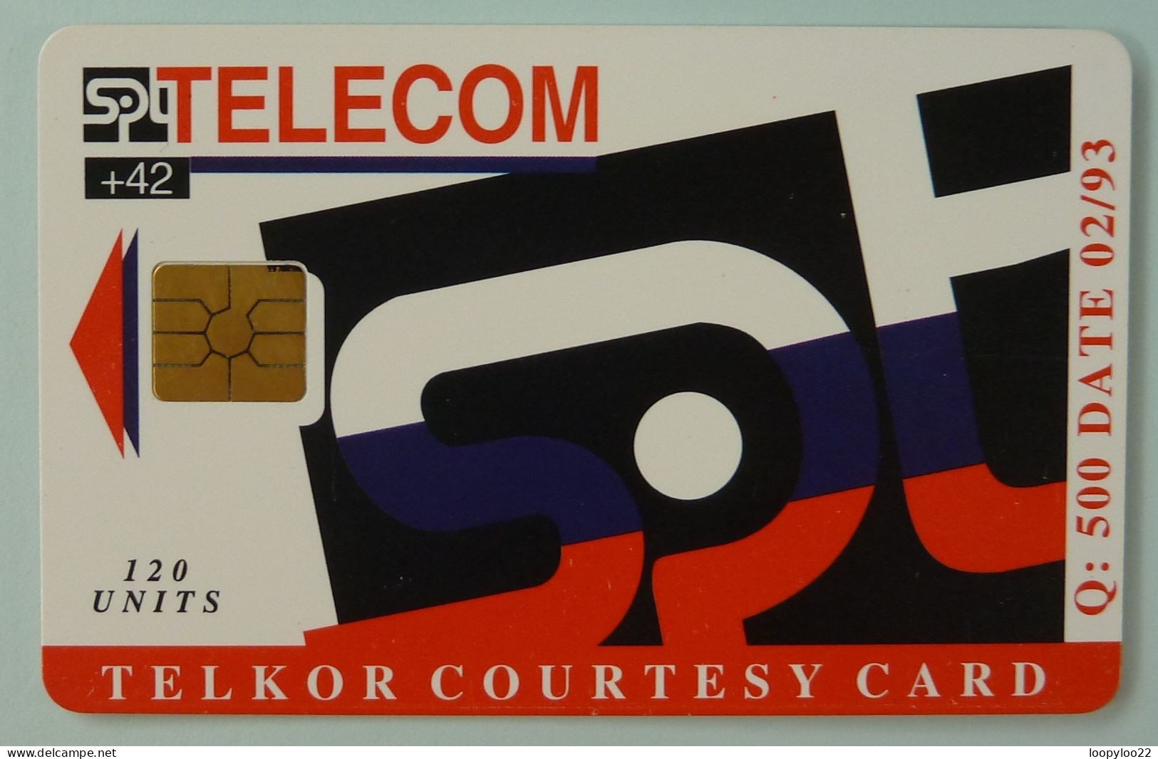 CZECH REPUBLIC - Telkor Courtesy Card - 120 Units - D1 Control - Waiter - 500ex - Tchéquie