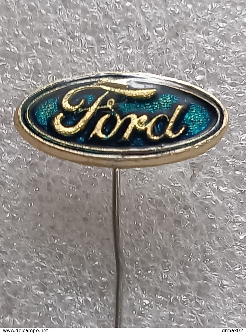 FORD Auto Moto Industry / Car OLD LOGO Voiture   - Vintage Pin Badge Yugoslavia - Ford