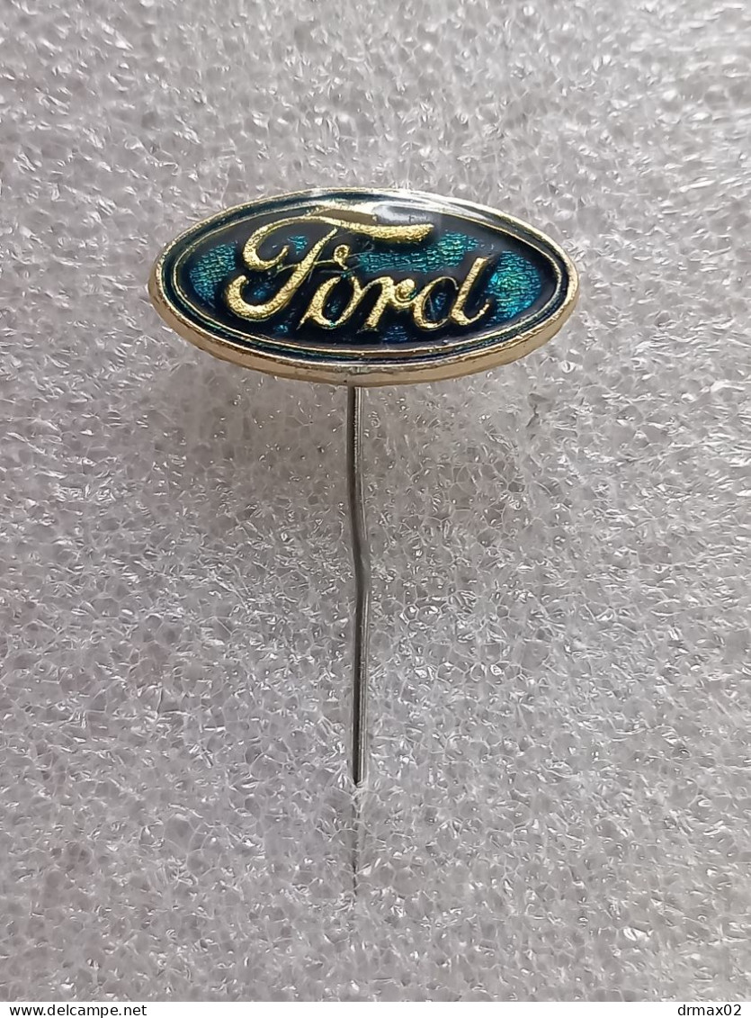 FORD Auto Moto Industry / Car OLD LOGO Voiture   - Vintage Pin Badge Yugoslavia - Ford