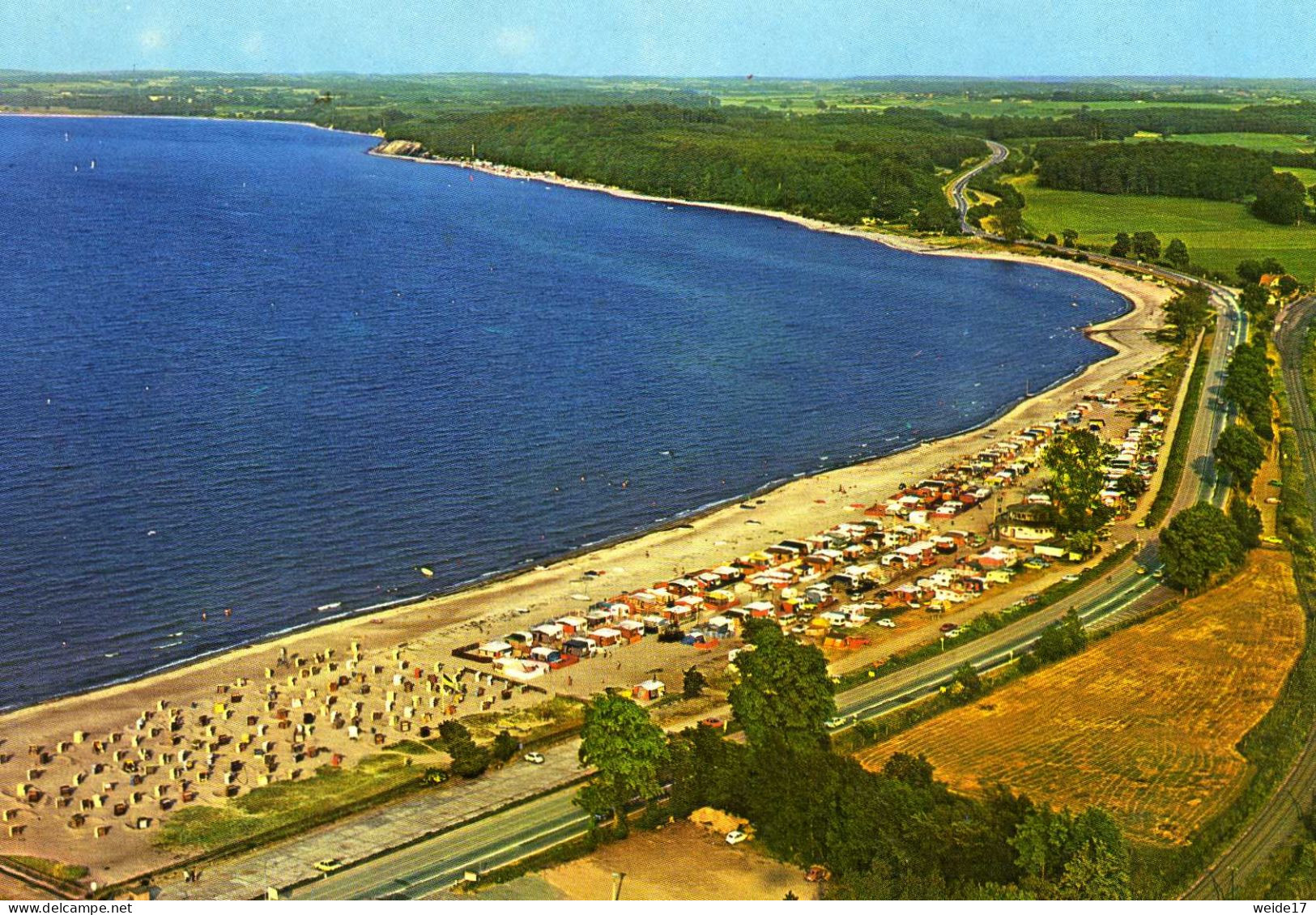 05513 - Ostseebad ECKERNFÖRDE - Blick Auf Den Campingplatz An Der B 76 - Eckernfoerde