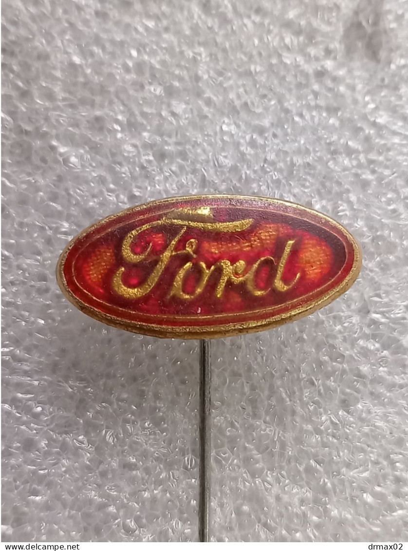 FORD Auto Moto Industry / Car OLD LOGO Voiture   - Vintage Pin Badge Yugoslavia - Ford