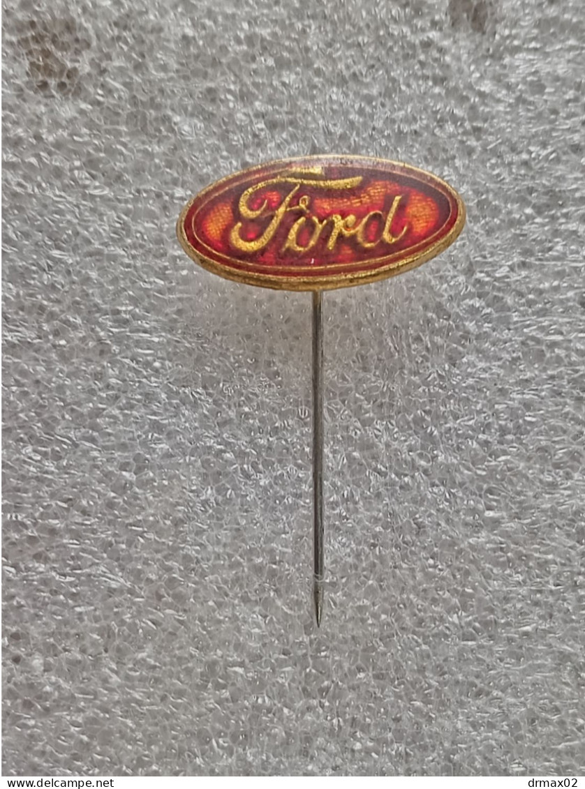 FORD Auto Moto Industry / Car OLD LOGO Voiture   - Vintage Pin Badge Yugoslavia - Ford