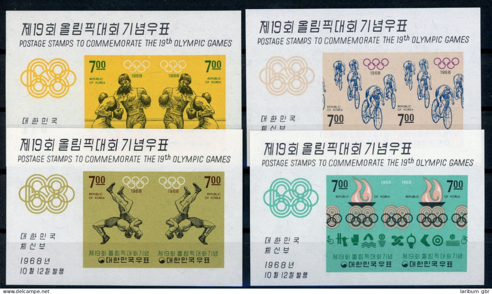 Südkorea Block 276-79 Postfrisch Olympia 1968 #ID212 - Corea (...-1945)