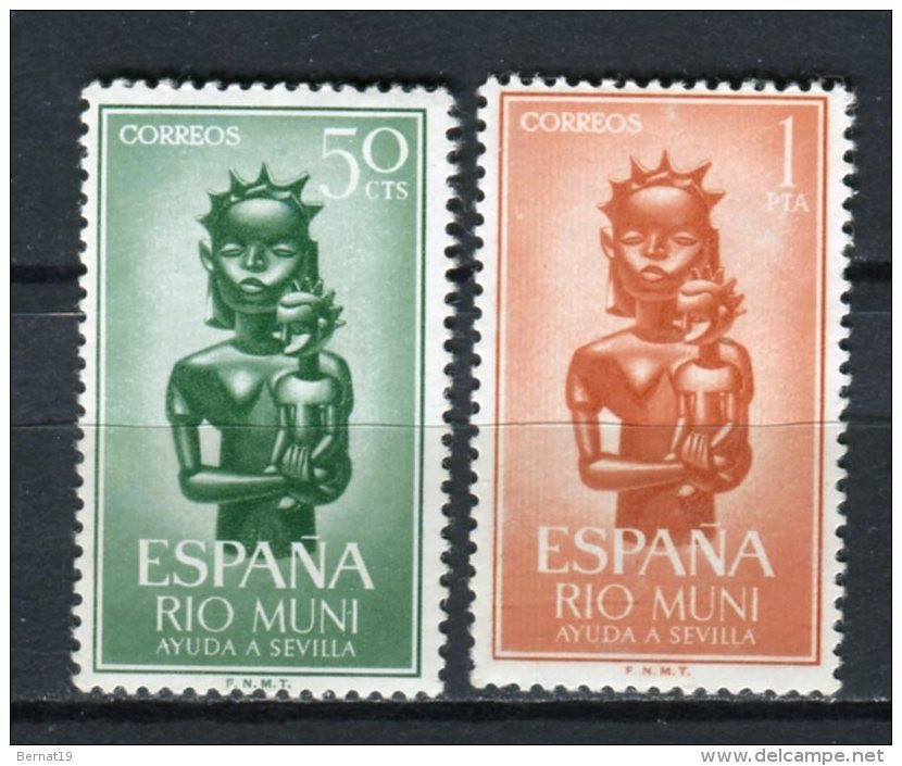 Rio Muni 1963. Edifil 35-36 ** MNH. - Rio Muni