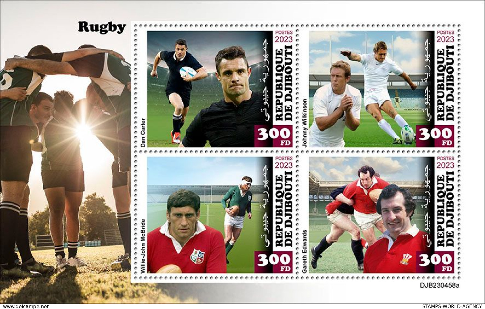 2024-02 - DJIBOUTI- RUGBY           4V  MNH** - Rugby