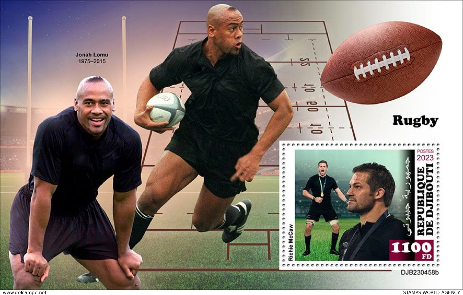 2024-02 - DJIBOUTI- RUGBY           1V  MNH** - Rugby