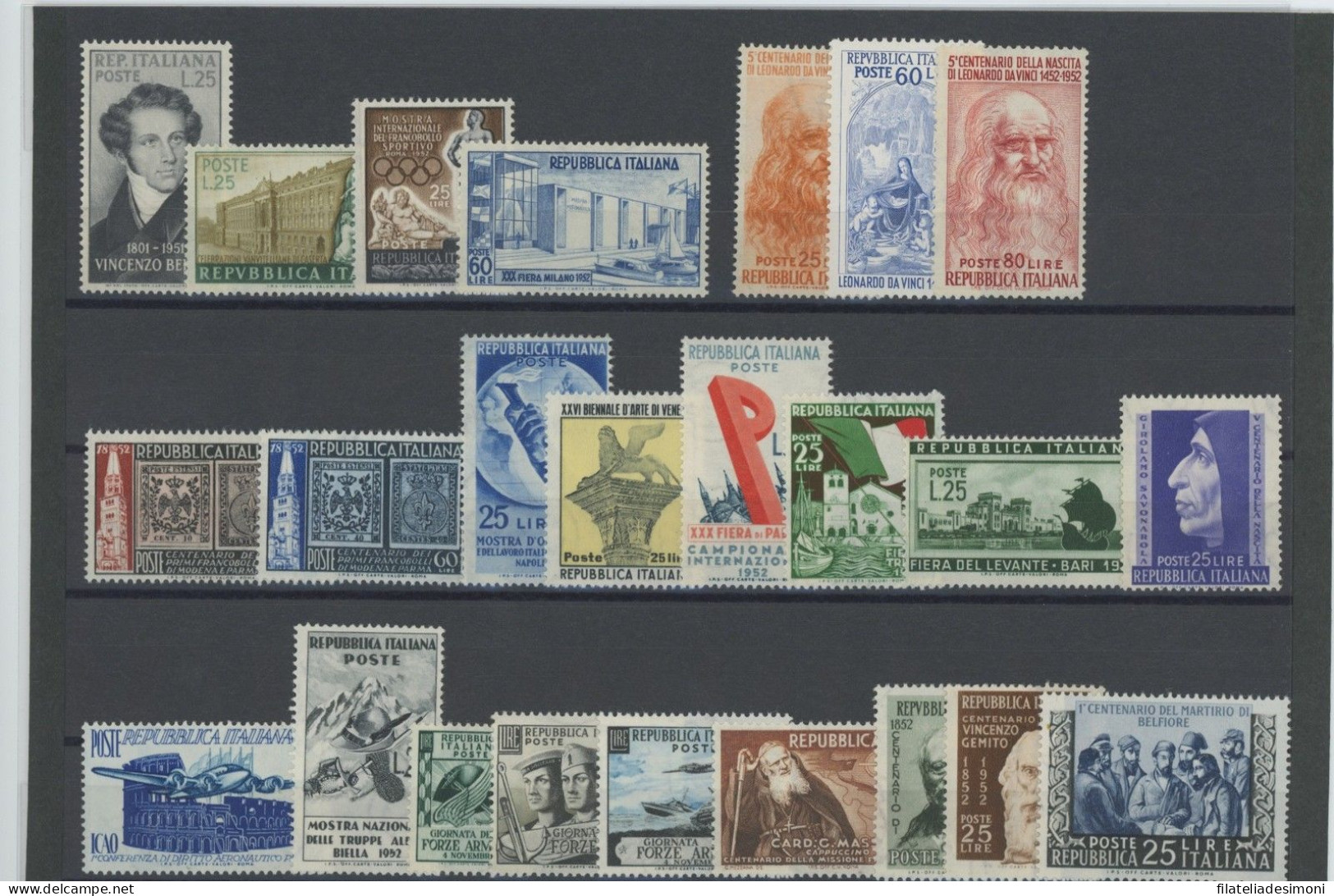 1952-1955 Super Offerta,Italia Repubblica, Francobolli Nuovi, Annate Complete - Posta Ordinaria + Posta Aerea + Espressi - Volledige Jaargang