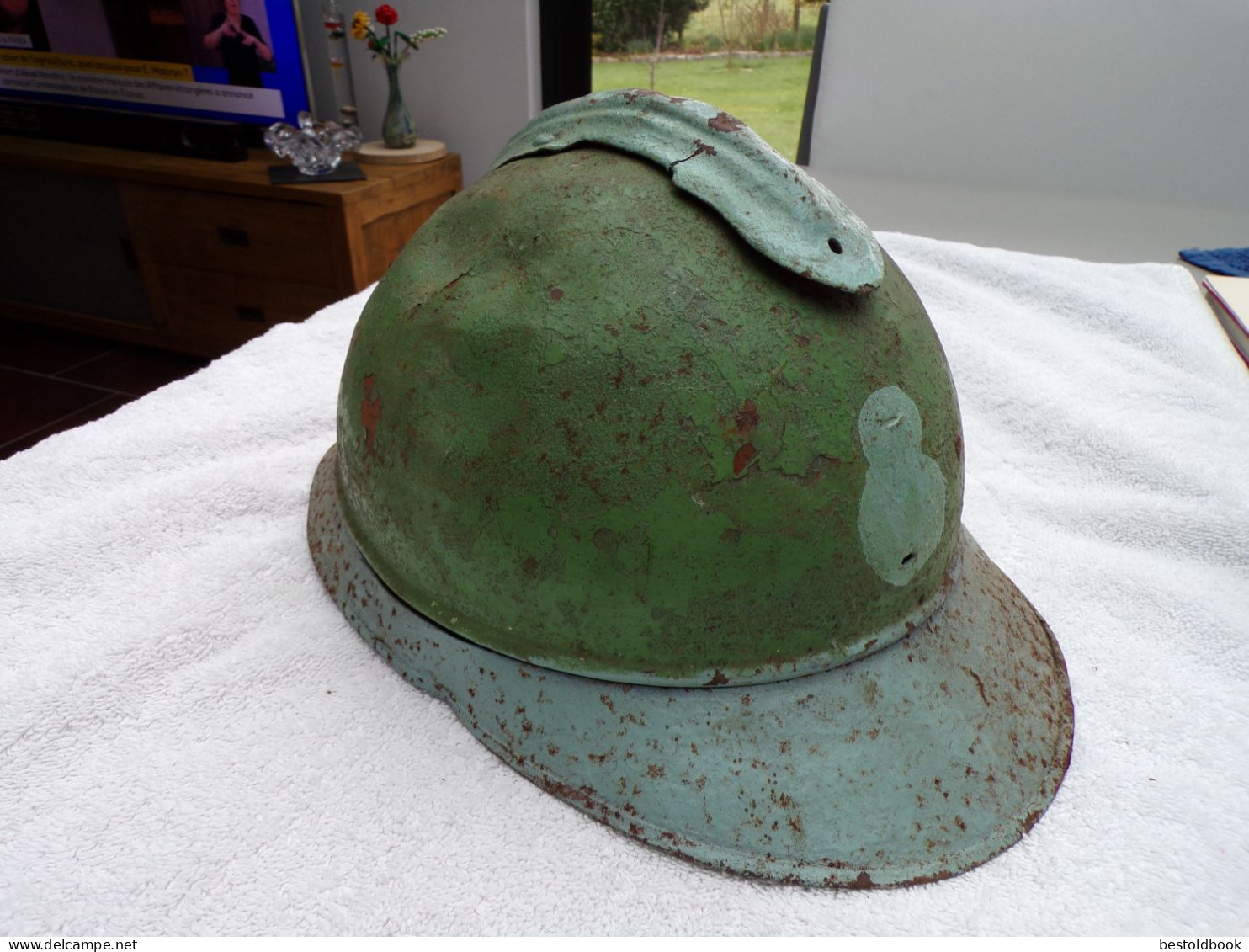 Casque Français ADRIAN 1914 1918 Jamais Restaurer  PRIX EN BAISSE - Helme & Hauben