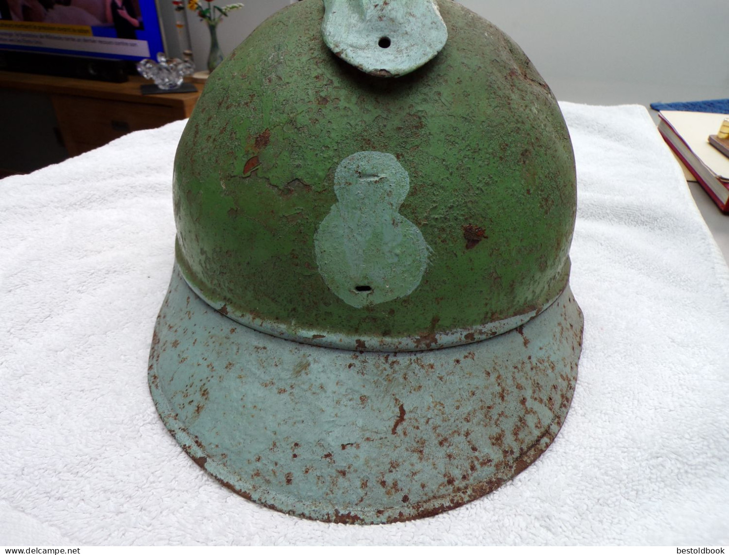 Casque Français ADRIAN 1914 1918 Jamais Restaurer  PRIX EN BAISSE - Hoeden