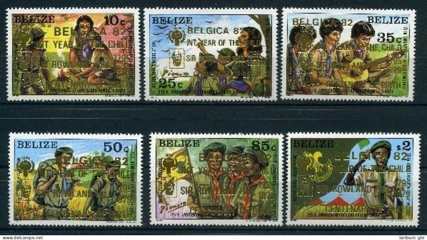 Belize 661-66 Postfrisch Jahr Des Kindes, Pfadfinder #JM207 - Belize (1973-...)