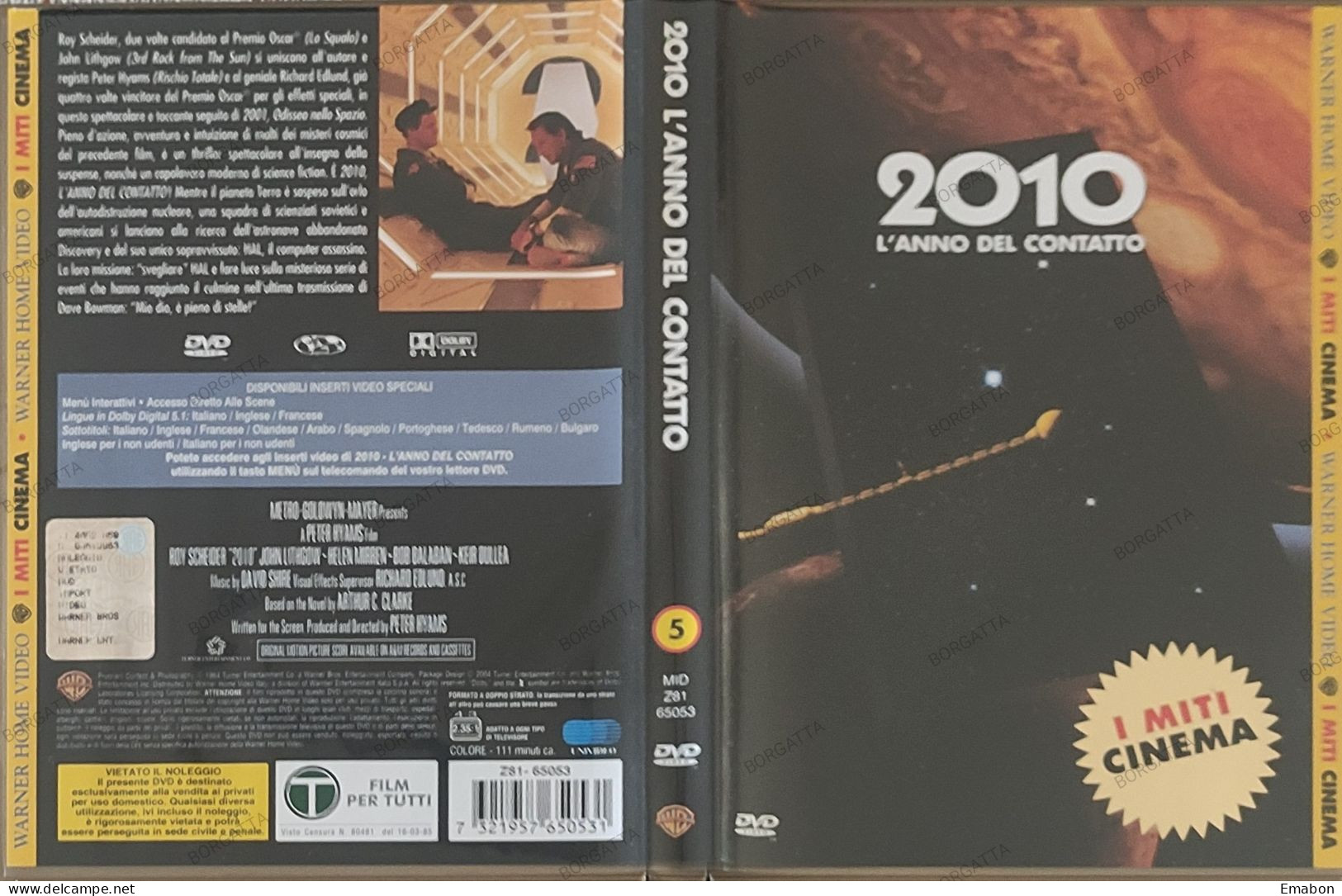 BORGATTA - FANTASCIENZA - Dvd 2010 L' ANNO DEL CONTATTO -  - WARNER 2004 - USATO In Buono Stato - Science-Fiction & Fantasy