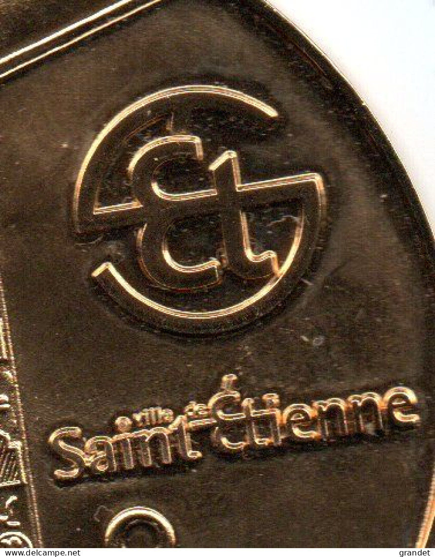 SAINT ETIENNE - MEDAILLE - FIA - ED - BRONZE - 73 Mm.- COFFRET. - Altri & Non Classificati