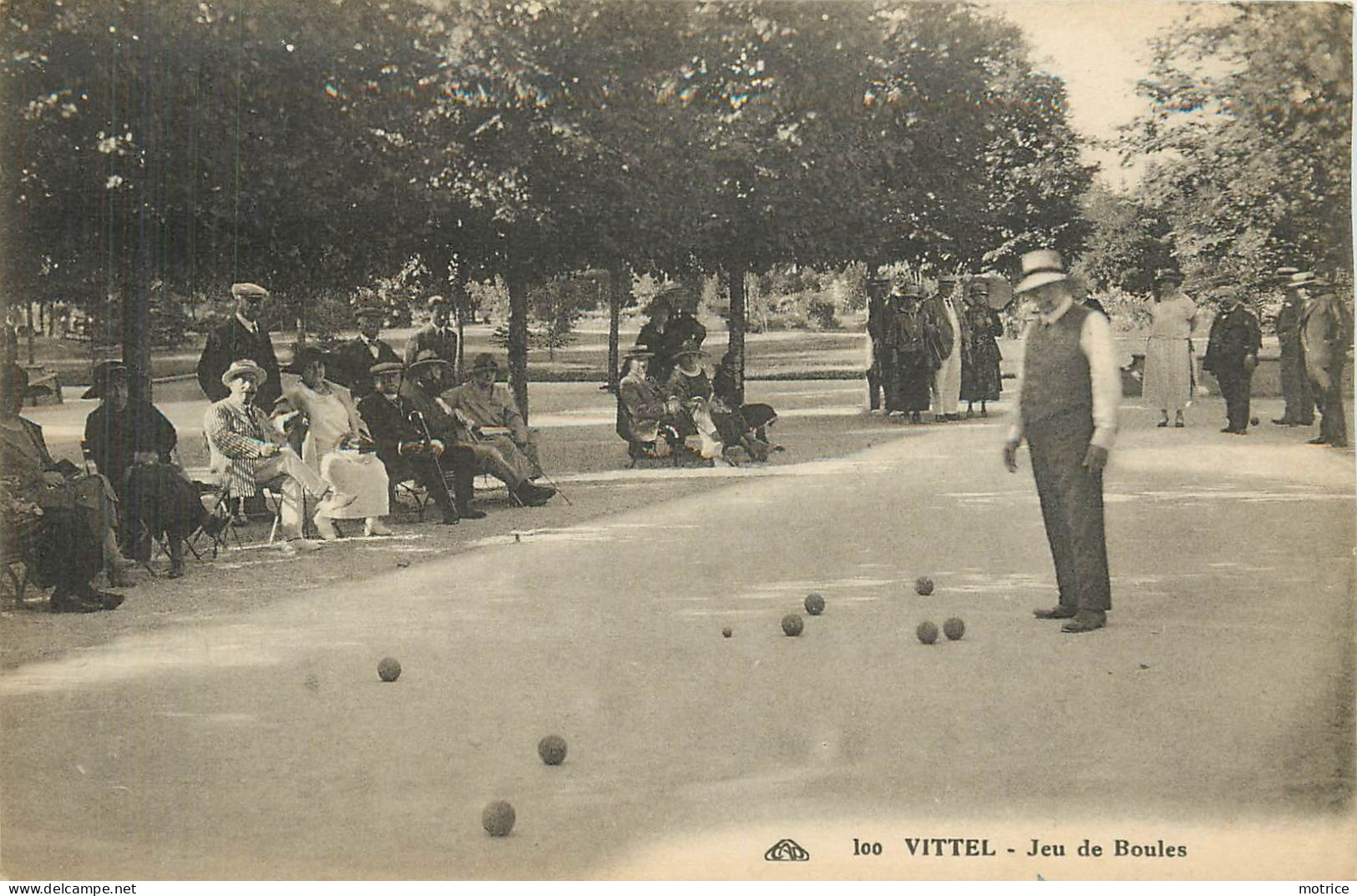 VITTEL - Jeu De Boules. - Petanca