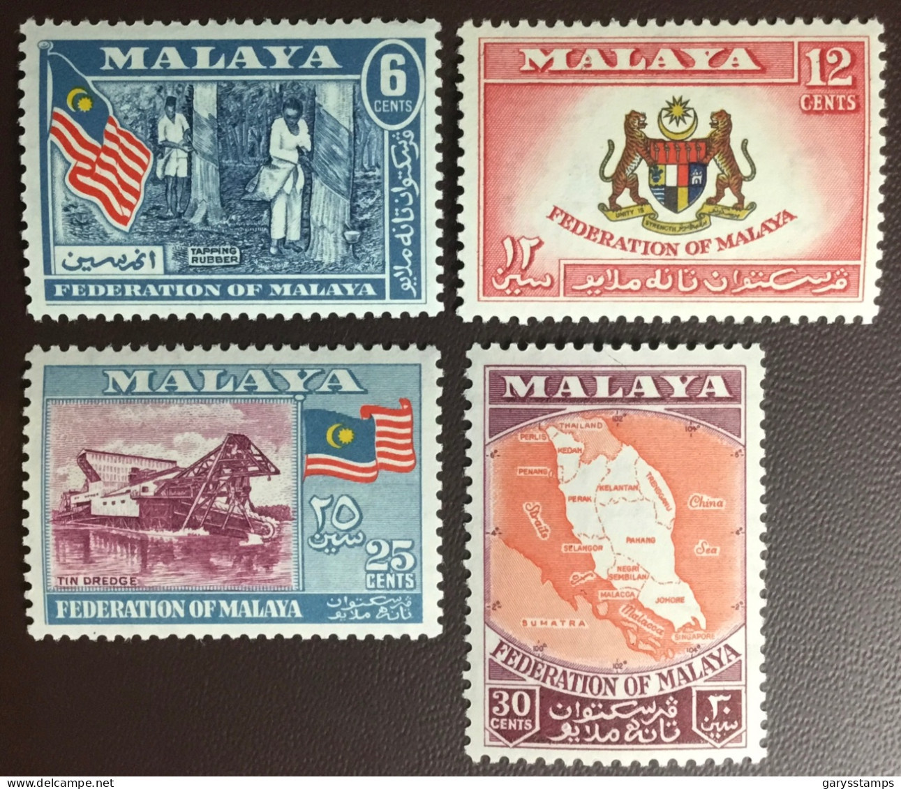 Malaya Federation 1957 Pictorial Set MNH - Fédération De Malaya