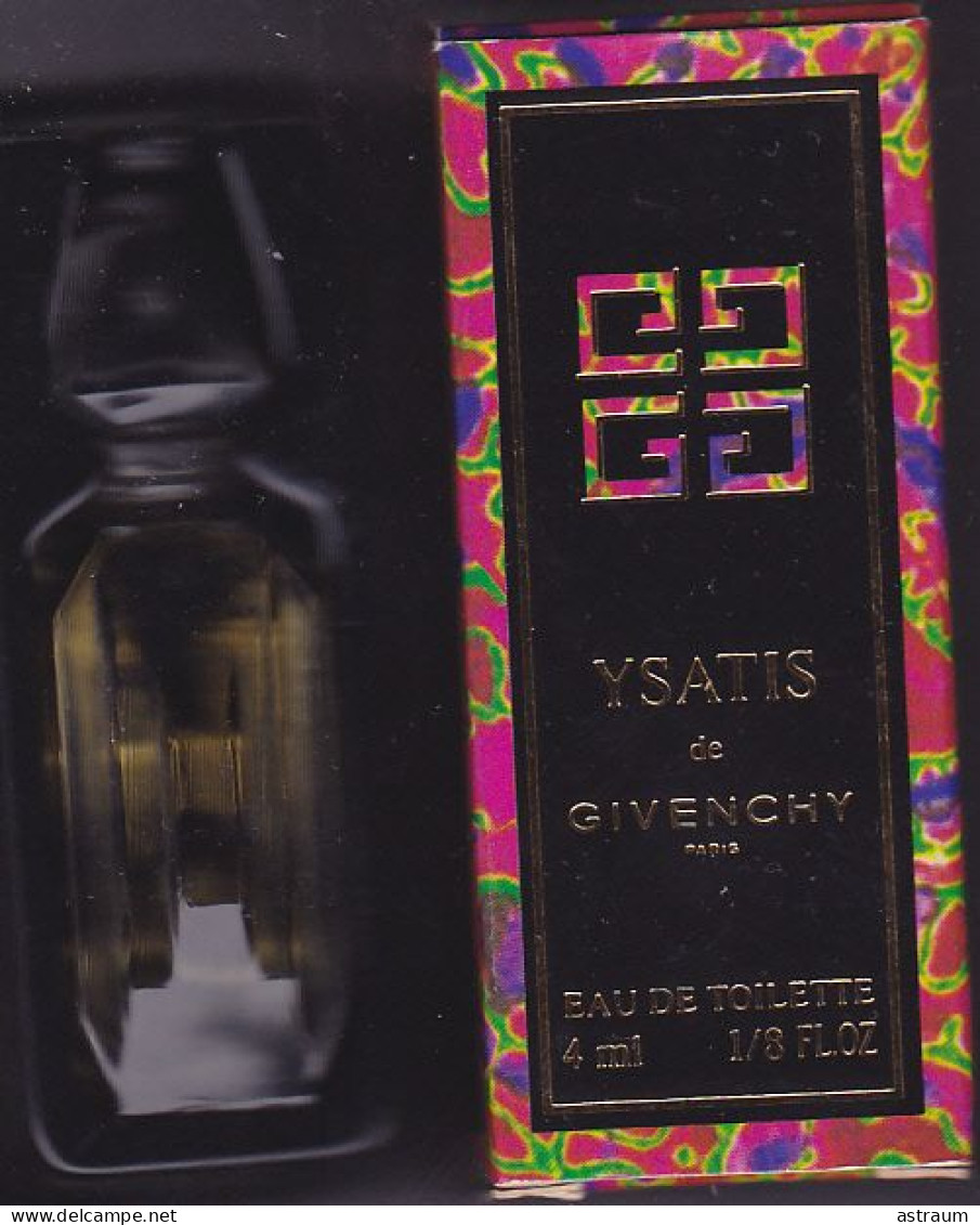 Miniature Vintage Parfum - Givenchy - EDT - Ysatis - Pleine Avec Boite 4ml - Miniaturas Mujer (en Caja)