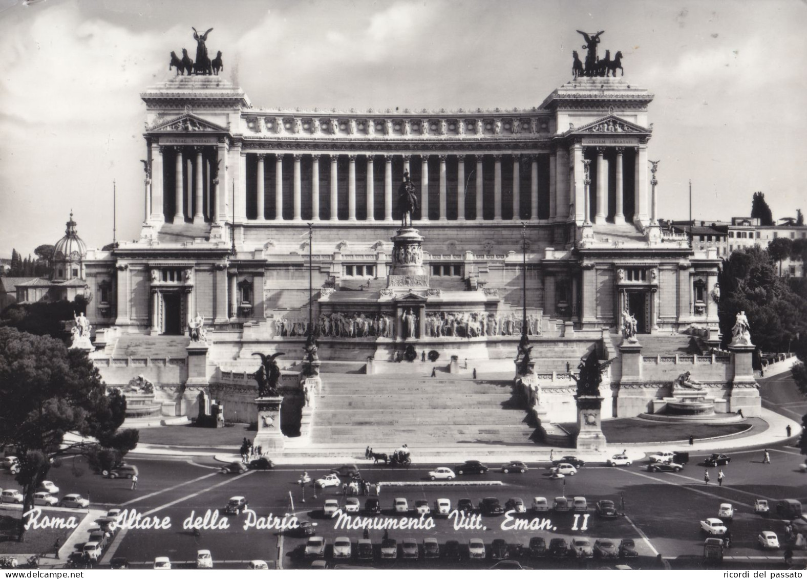 Cartolina Roma - Altare Della Patria - Monumento A Vittorio Emanuele II - Altare Della Patria