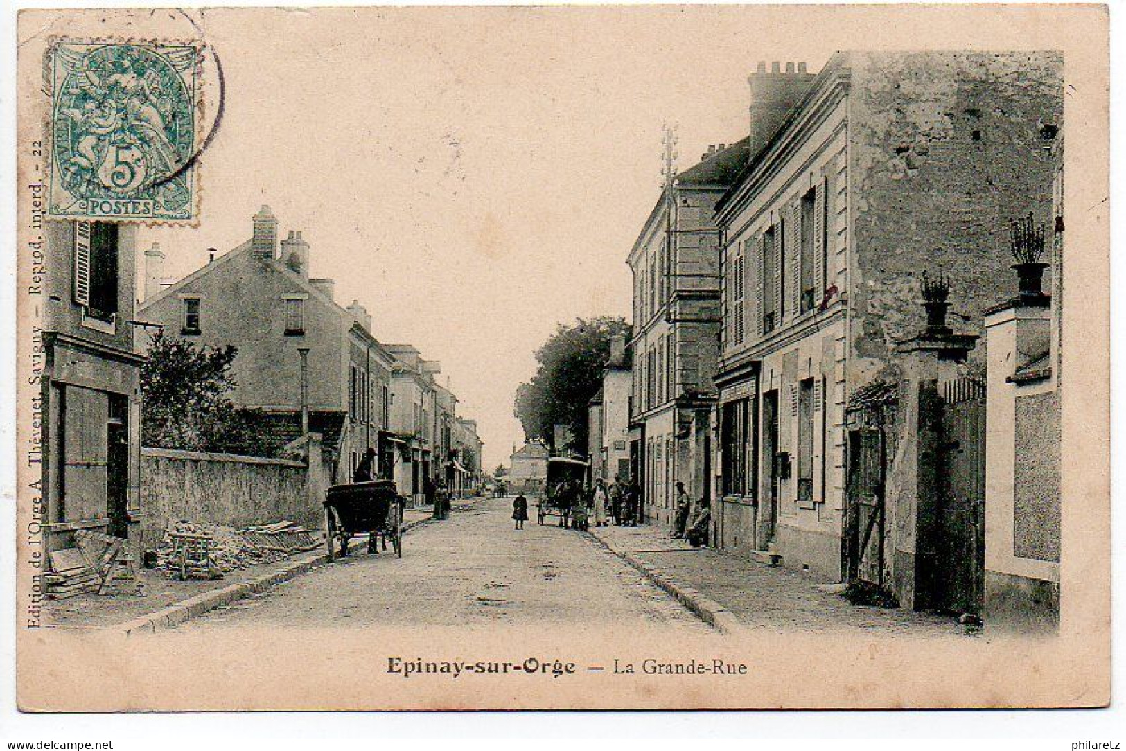 Epinay Sur Orge : La Grande Rue - Epinay-sur-Orge