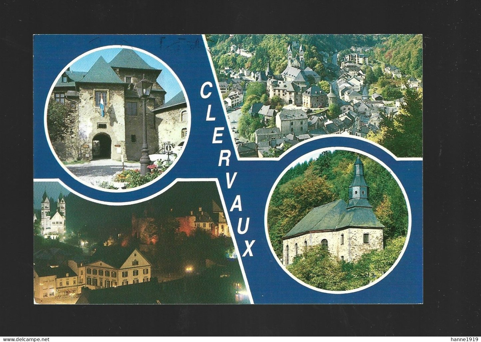 Clervaux Multi View Photo Carte Luxembourg Htje - Clervaux