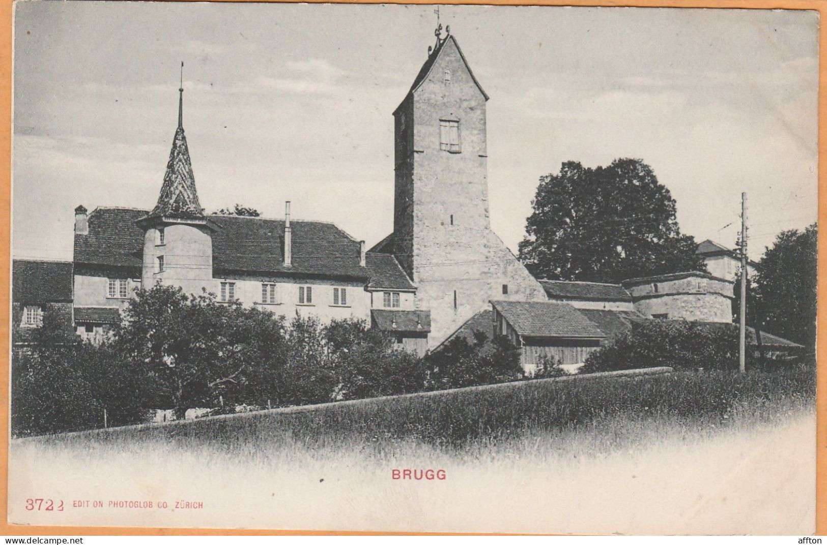 Brugg Switzerland 1900 Postcard - Brugg