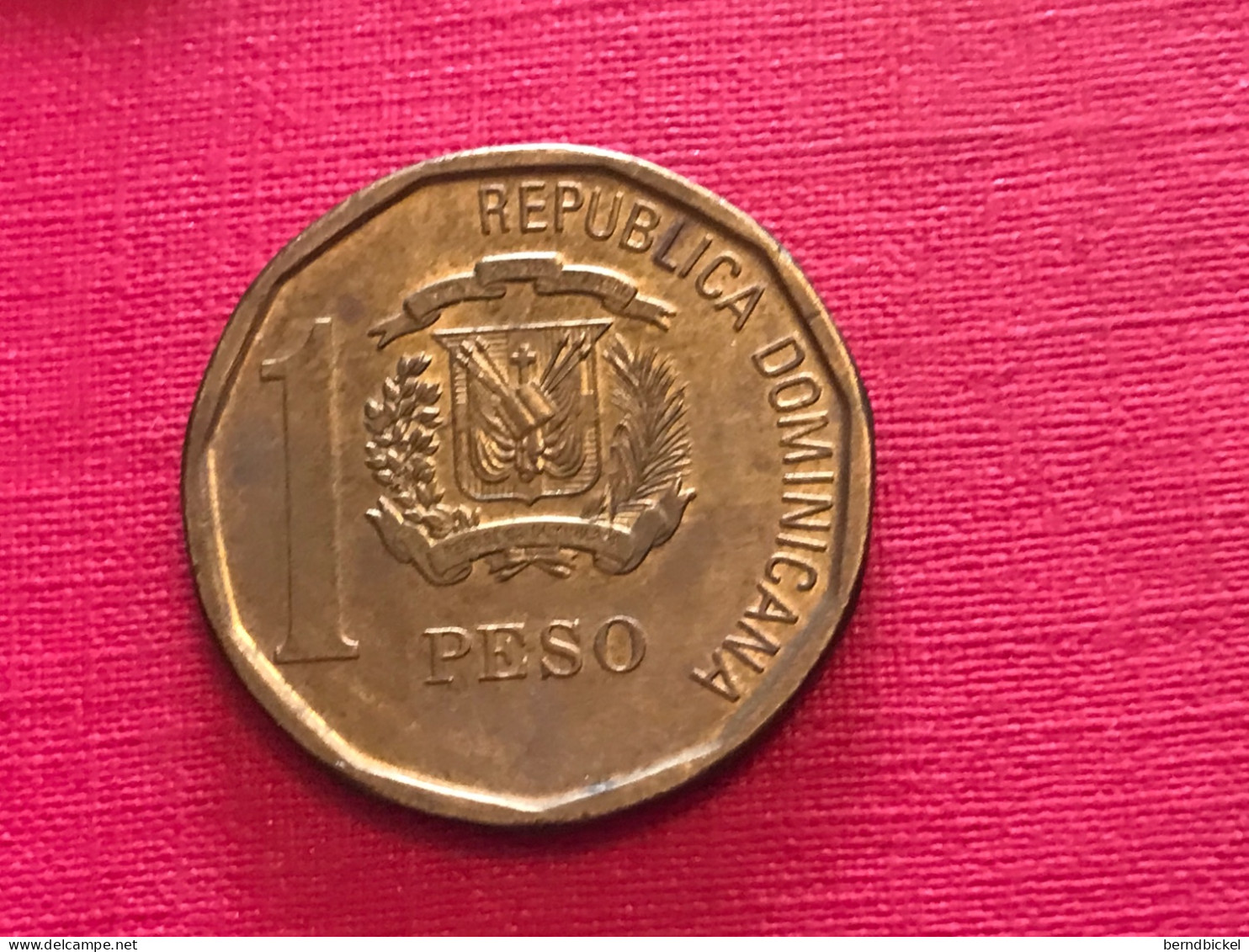 Münze Münzen Umlaufmünze Dominikanische Republik 1 Peso 2008 - Dominicana