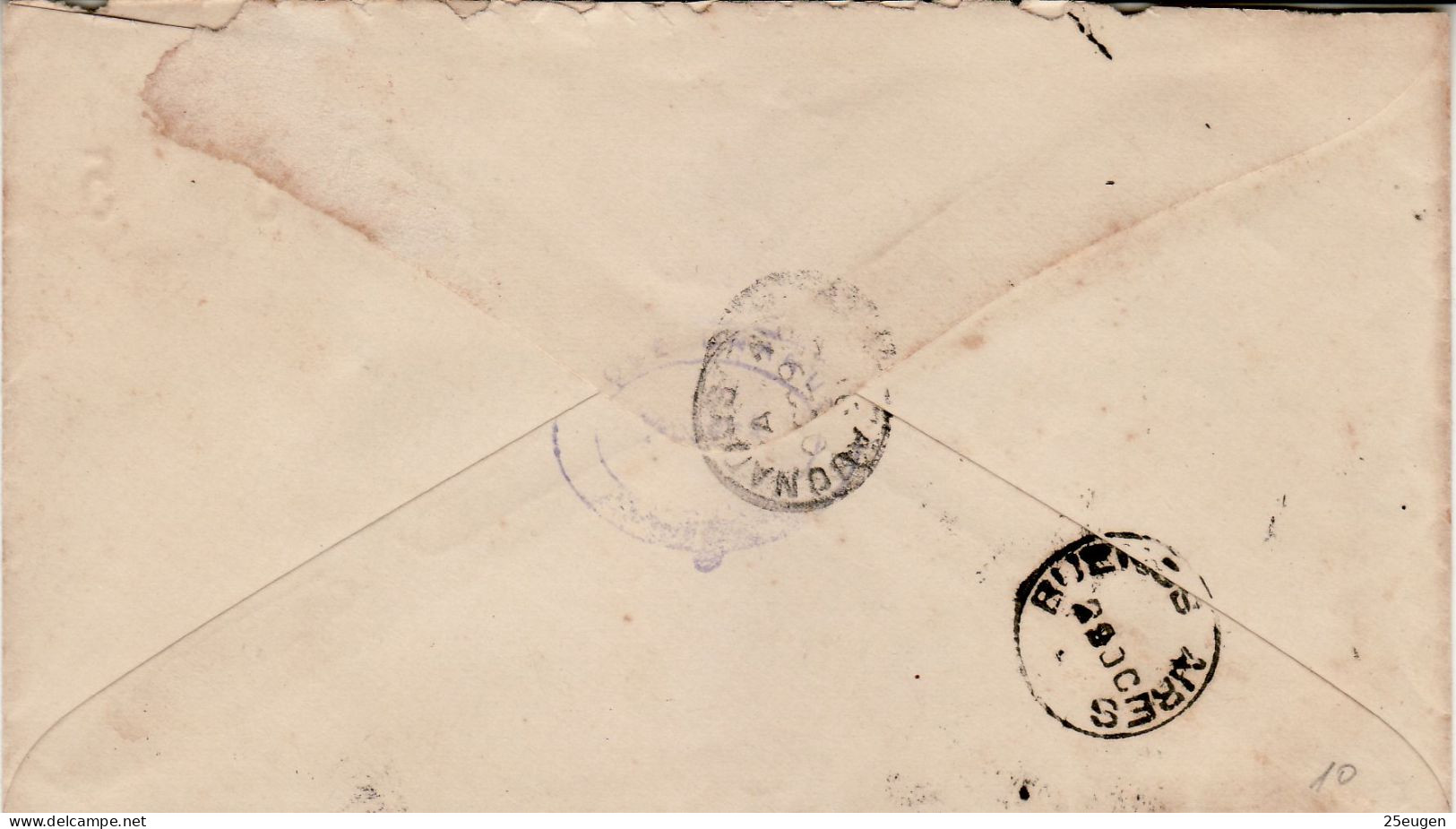 ARGENTINA 1891 LETTER SENT TO BUENOS AIRES - Lettres & Documents