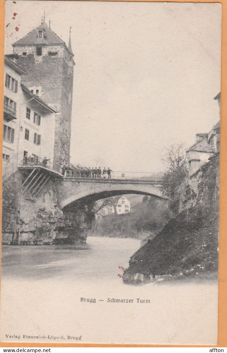 Brugg Switzerland 1905 Postcard - Brugg