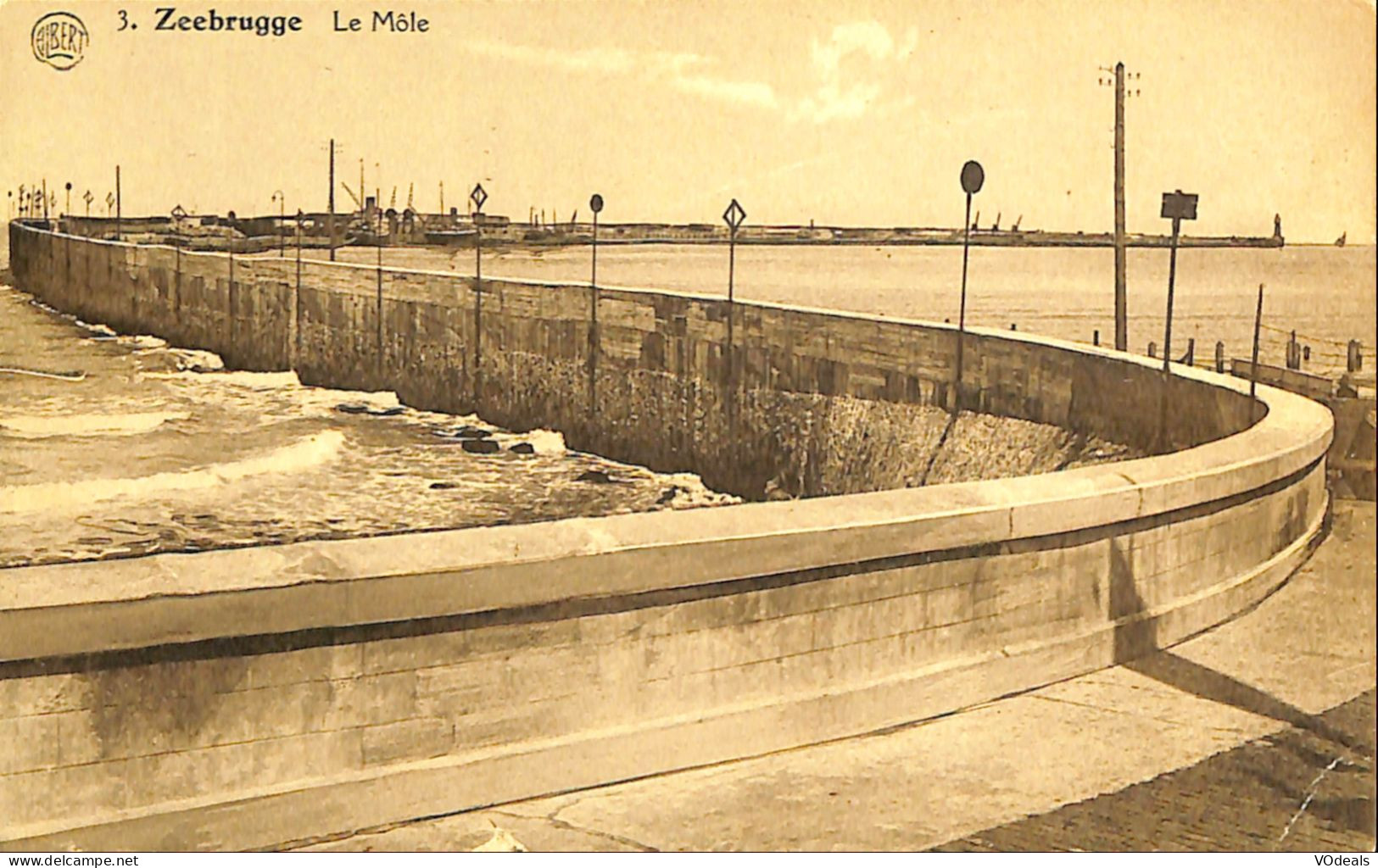 Belgique - Flandre Occidentale - Zeebrugge - Le Môle - Zeebrugge