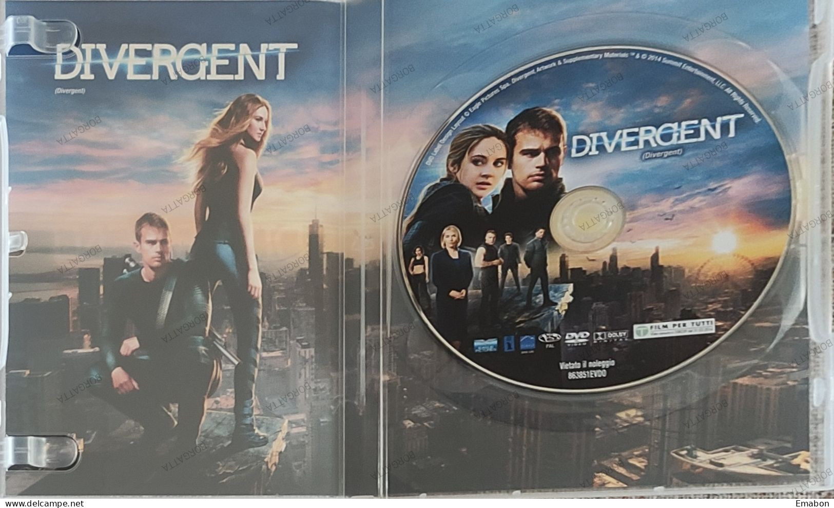 BORGATTA - FANTASCIENZA - Dvd DIVERGENT -  -  - EAGLE 2014 - USATO In Buono Stato - Fantascienza E Fanstasy