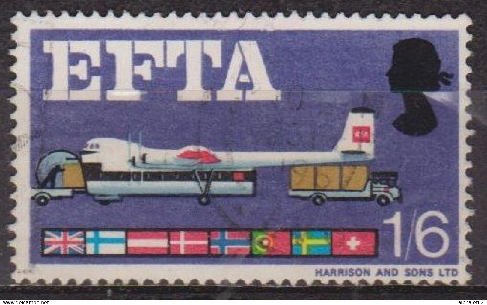 Commerce - GRANDE BRETAGNE - EFTA - Avion Cargo - N° 463 - 1967 - Used Stamps