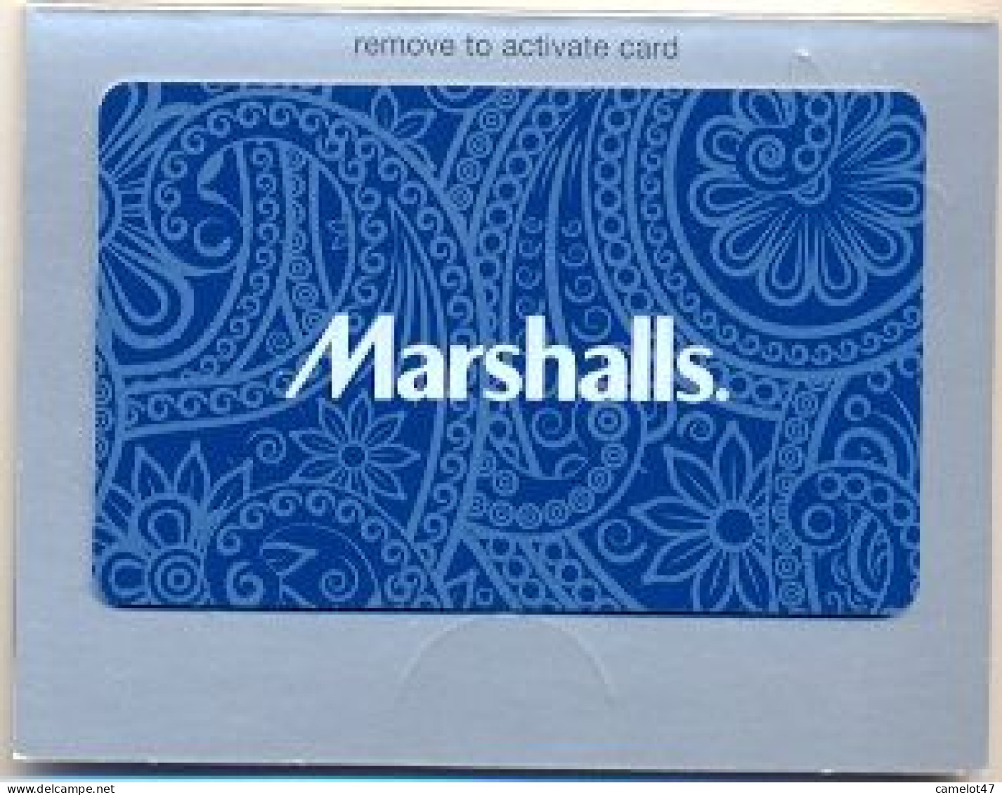 Marshalls  U.S.A., Carte Cadeau Pour Collection, Sans Valeur, # Marshalls-89a - Gift And Loyalty Cards